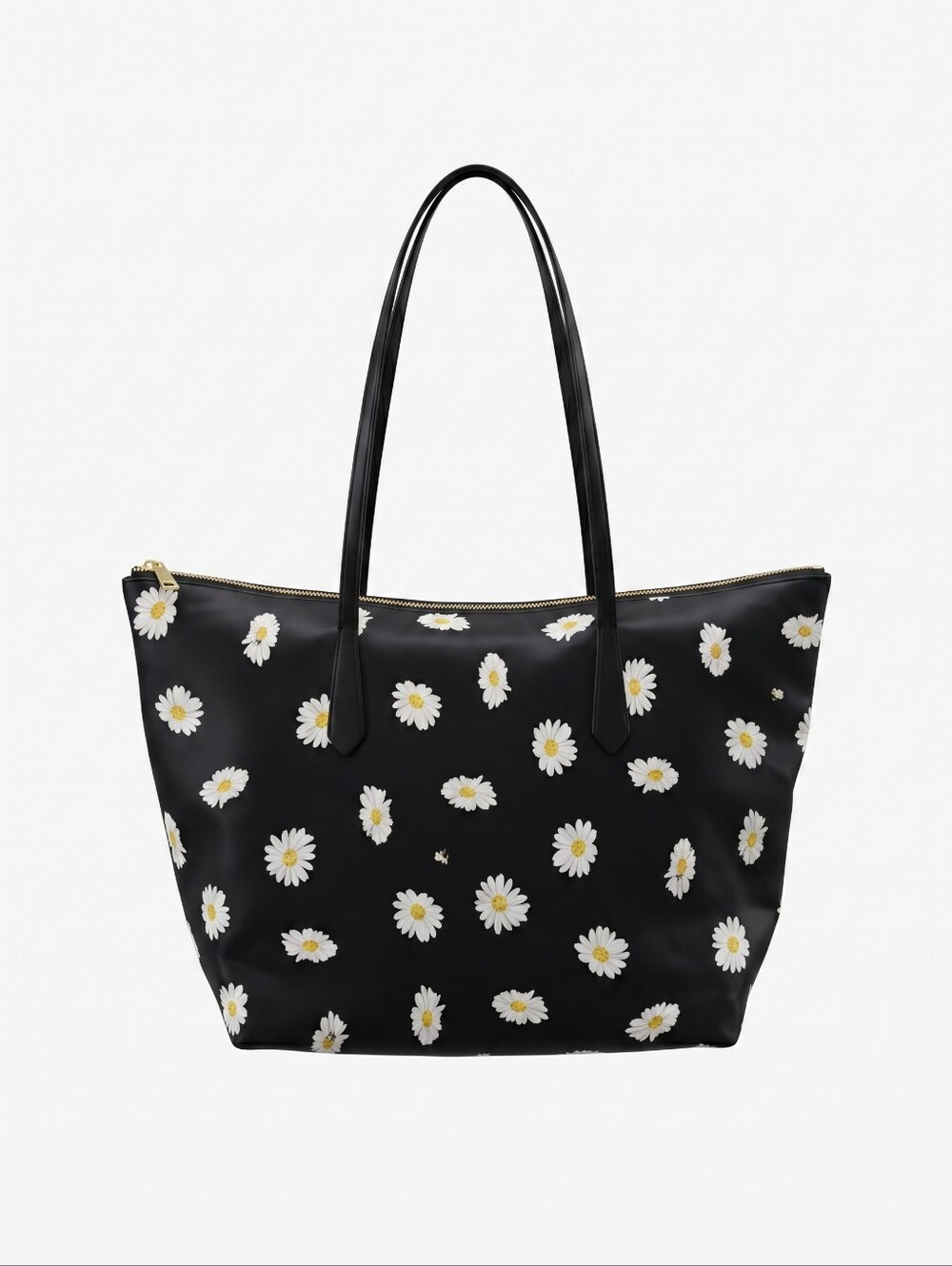 kate spade Black Daisy-Print Tote - Picture 2 of 7